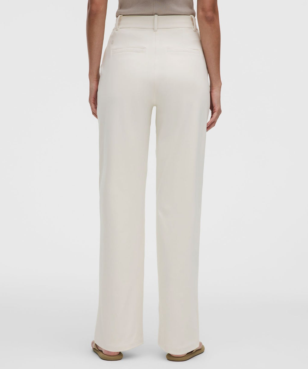 Daydrift High-Rise Straight-Leg Trouser *Regular Light Ivory