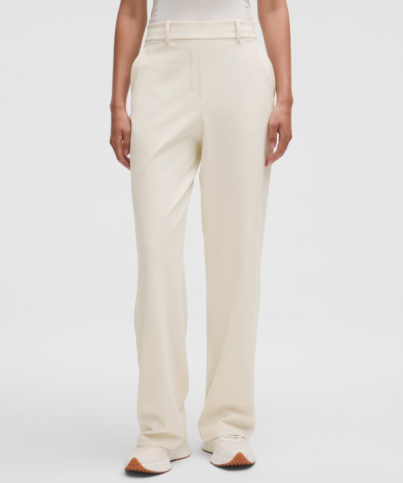 Daydrift High-Rise Straight-Leg Trouser *Short Light Ivory