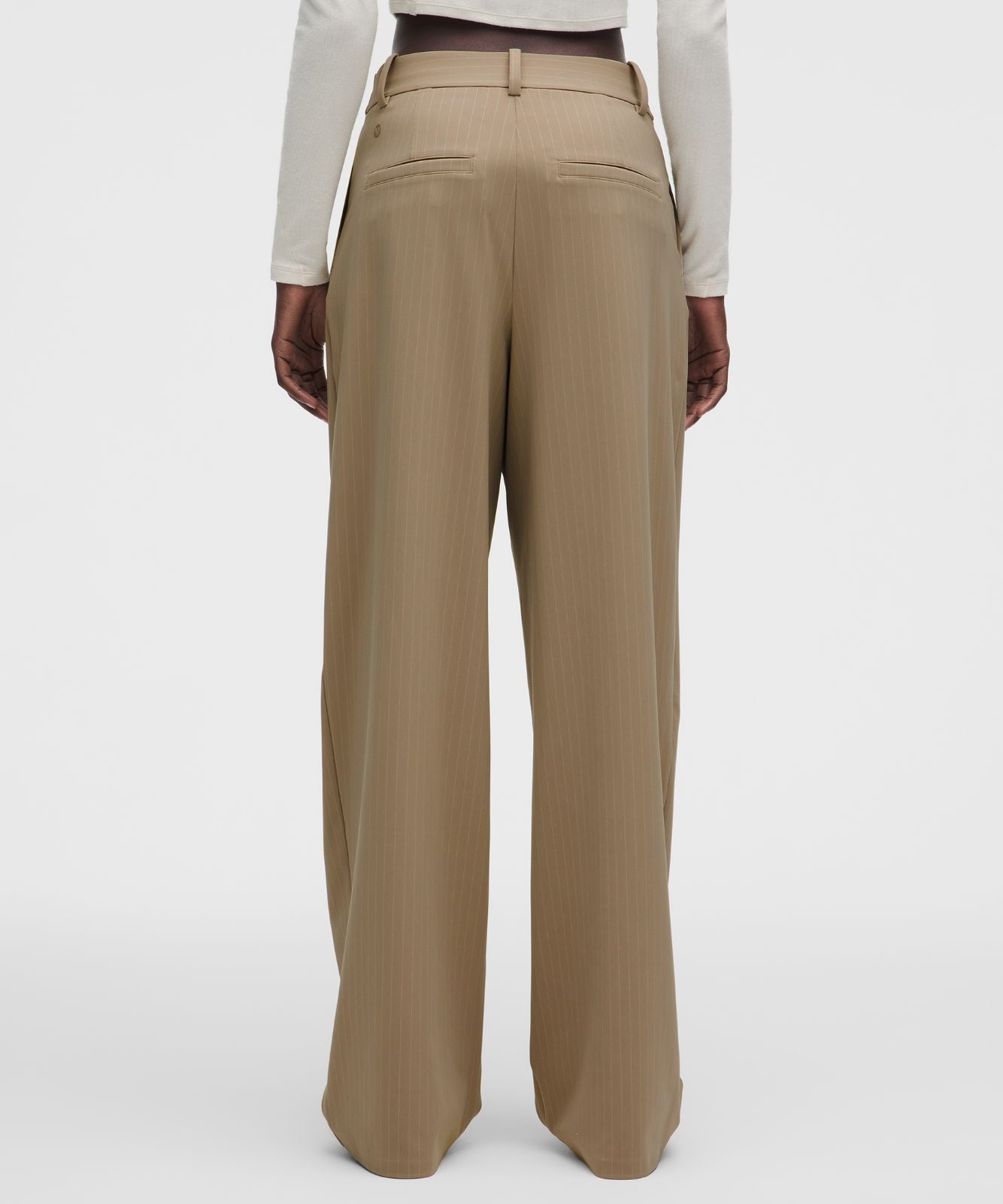 Daydrift High-Rise Wide-Leg Trouser *Regular Sheer Oak/Light Ivory