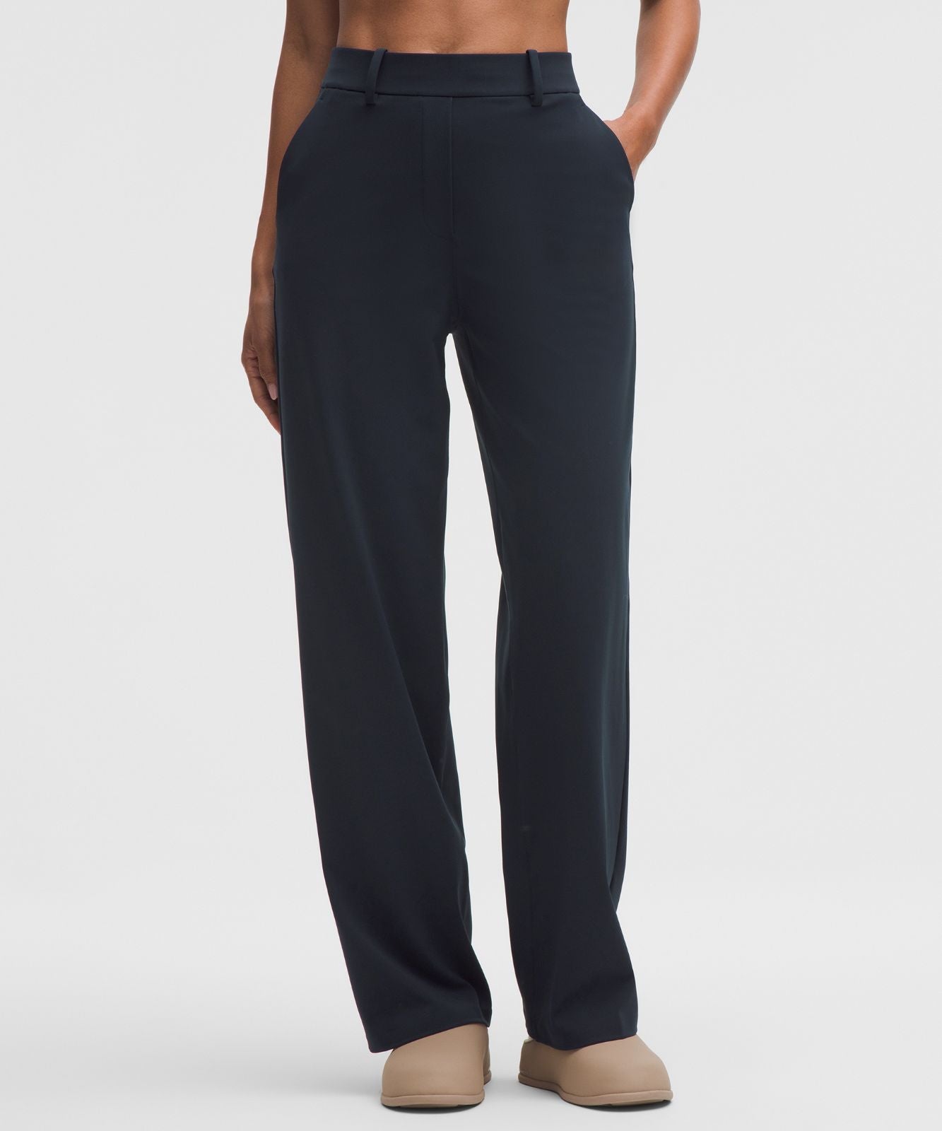 Daydrift High-Rise Straight-Leg Trouser *Short True Navy