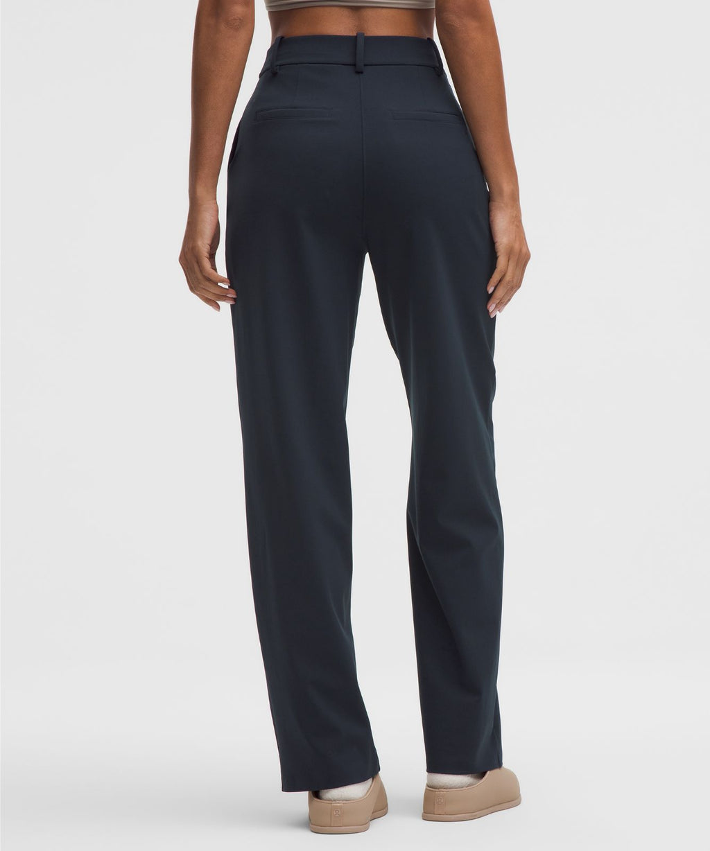 Daydrift High-Rise Straight-Leg Trouser *Short True Navy