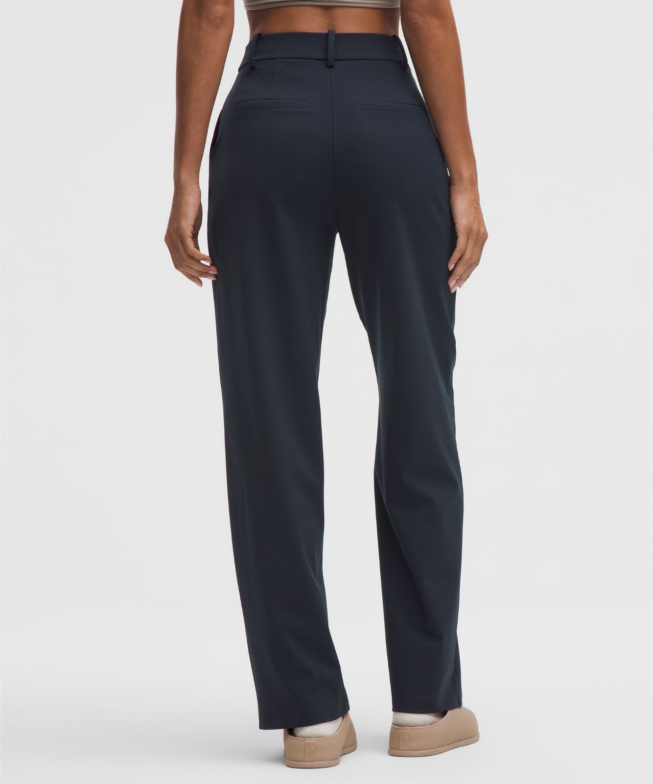 Daydrift High-Rise Straight-Leg Trouser *Short True Navy