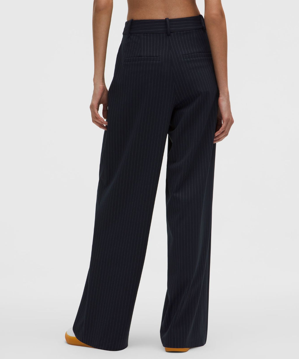 Daydrift High-Rise Wide-Leg Trouser *Short Classic Navy/Light Ivory