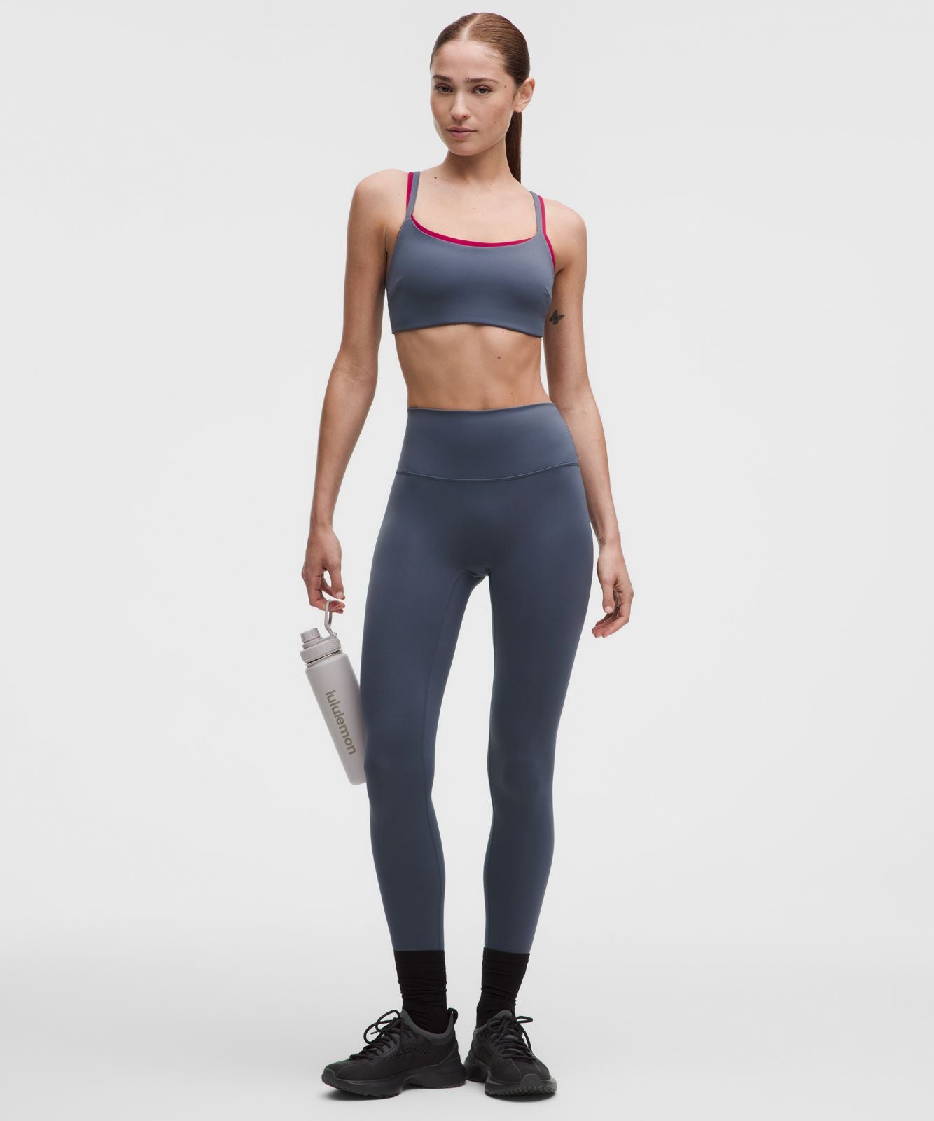 Wunder Train No Line High-Rise Tight 25" Dusty Diamond