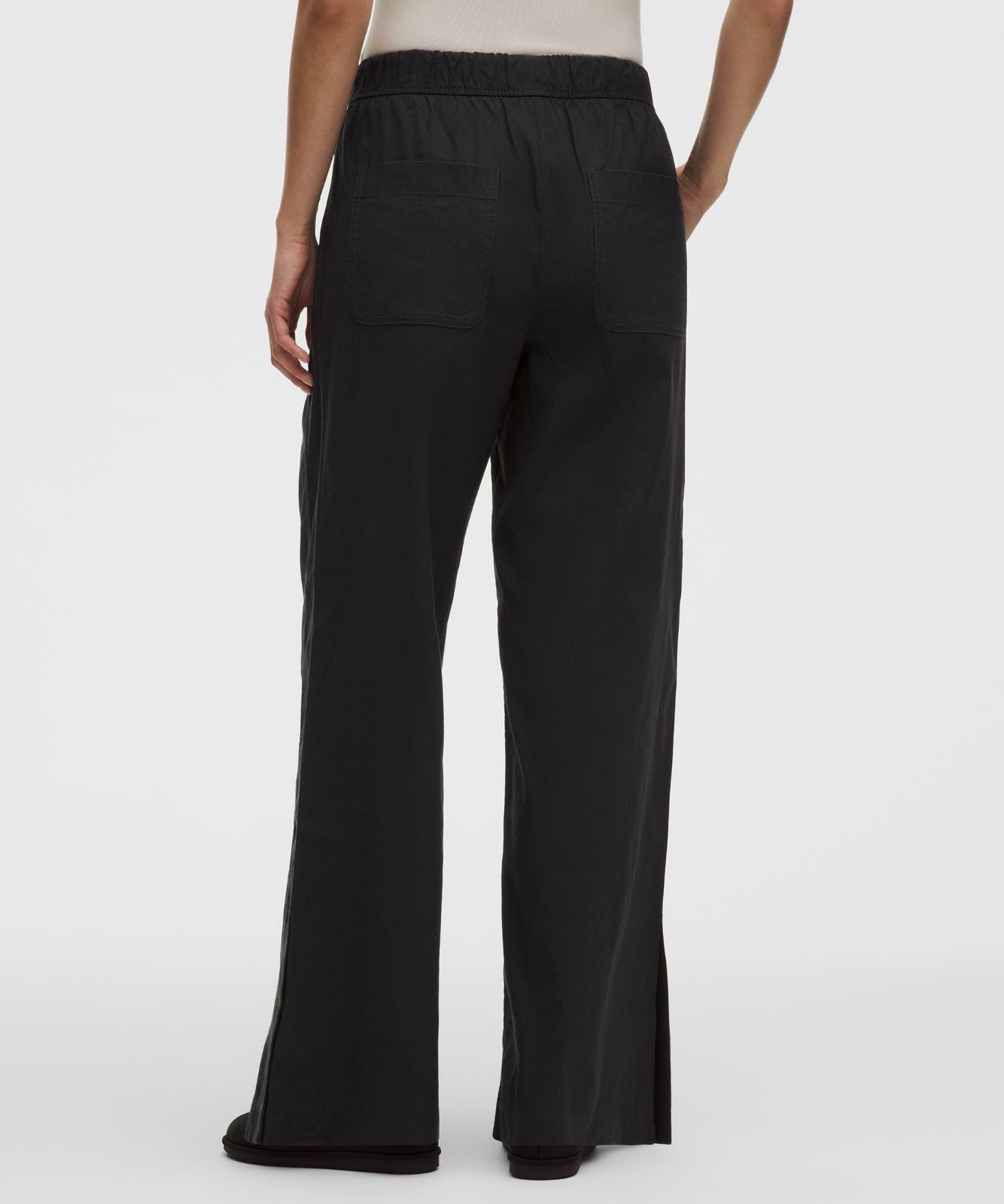LuluLinen High-Rise Relaxed-Fit Pant *Regular Black