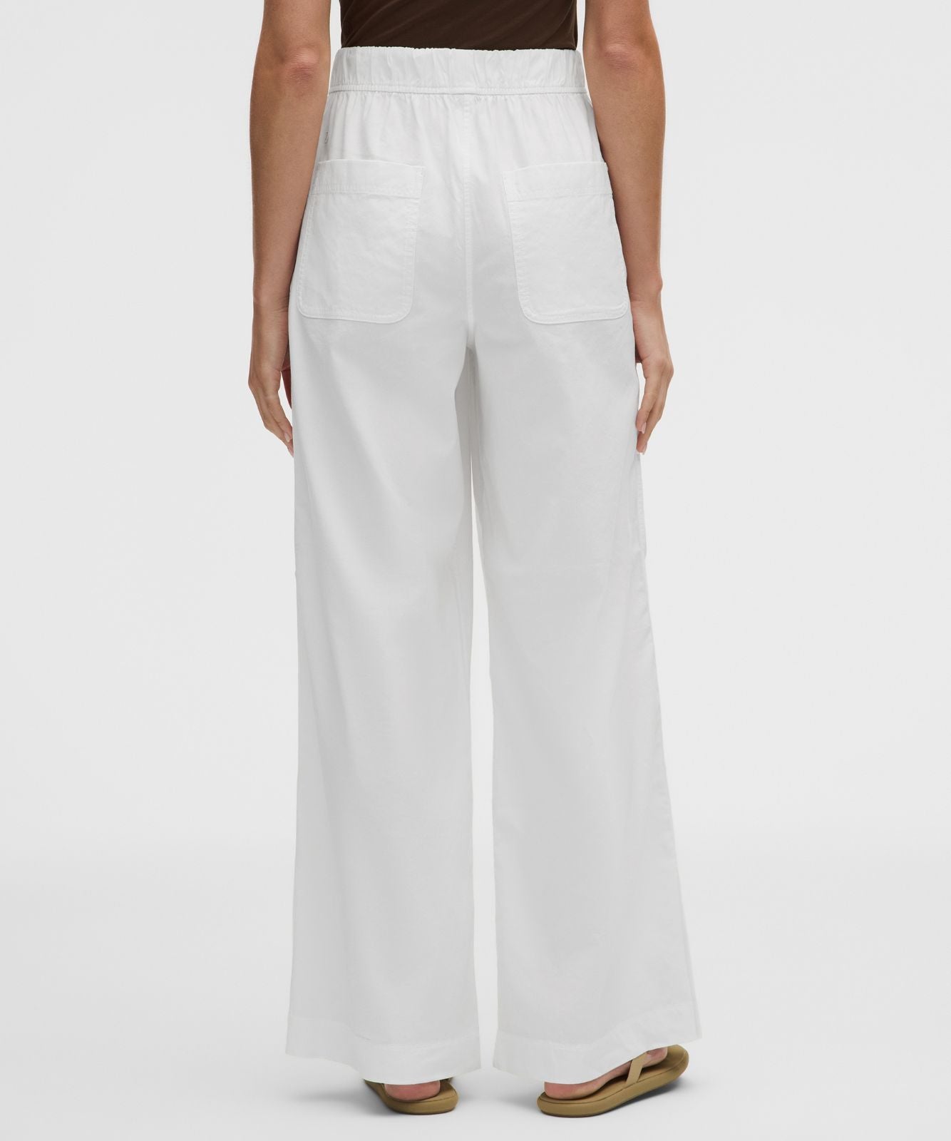 LuluLinen High-Rise Relaxed-Fit Pant *Regular White