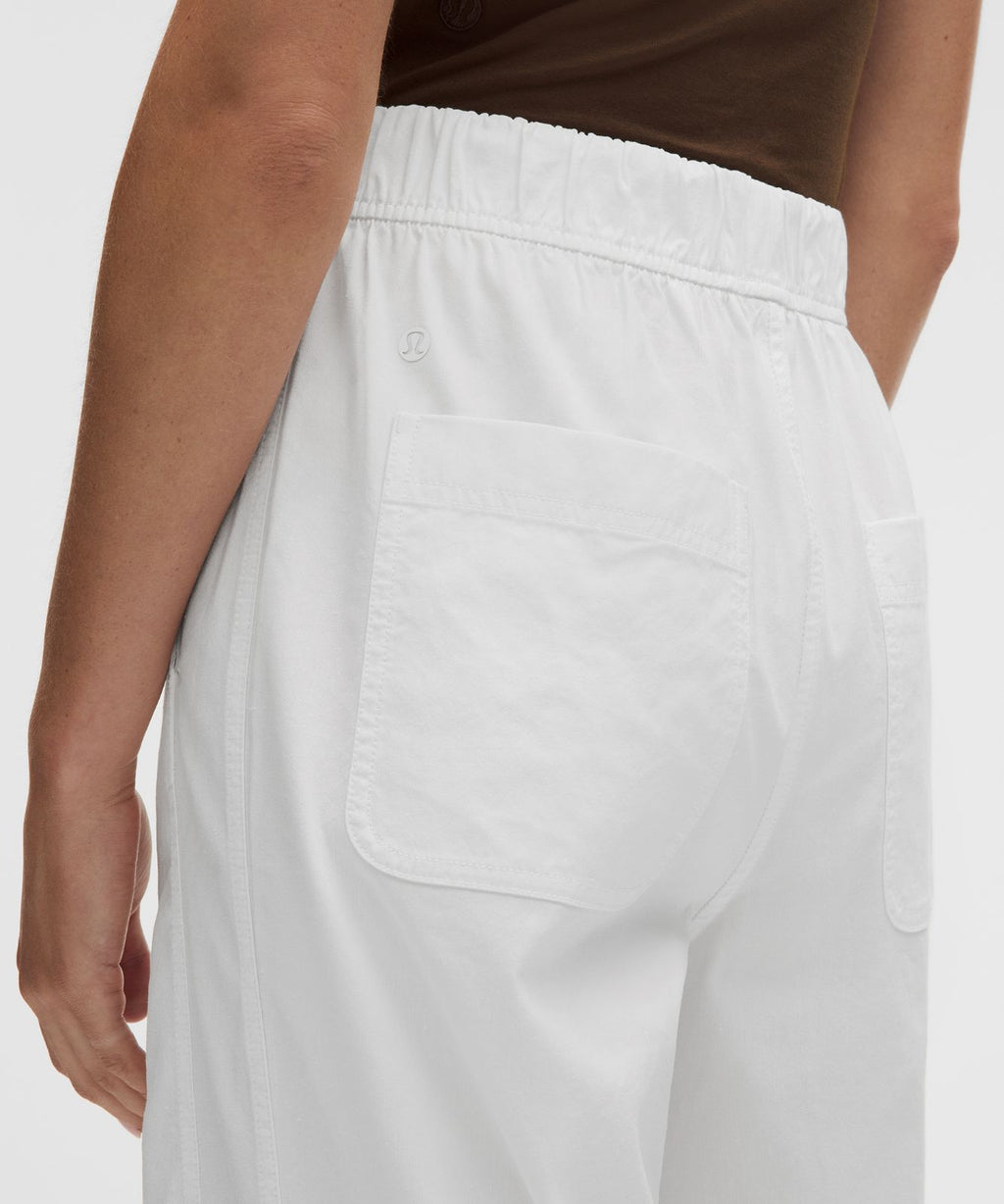 LuluLinen High-Rise Relaxed-Fit Pant *Regular White