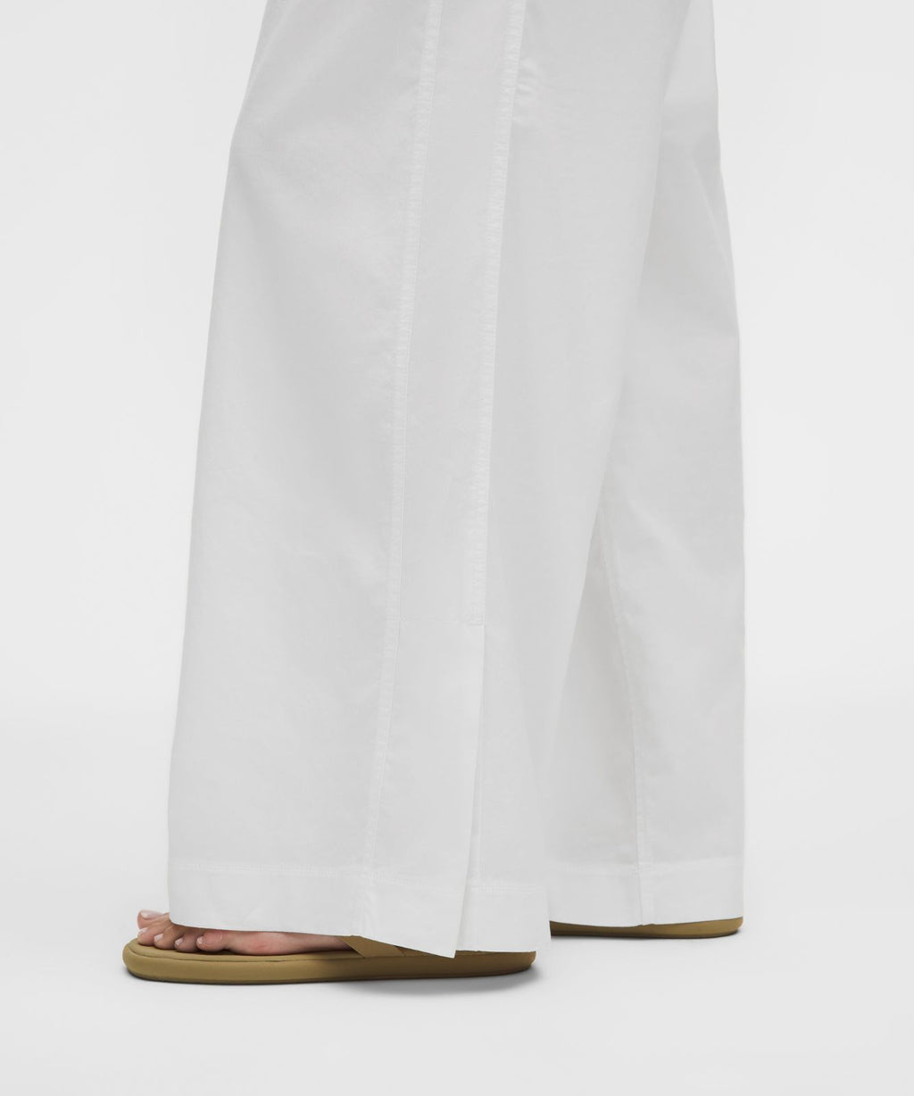 LuluLinen High-Rise Relaxed-Fit Pant *Regular White