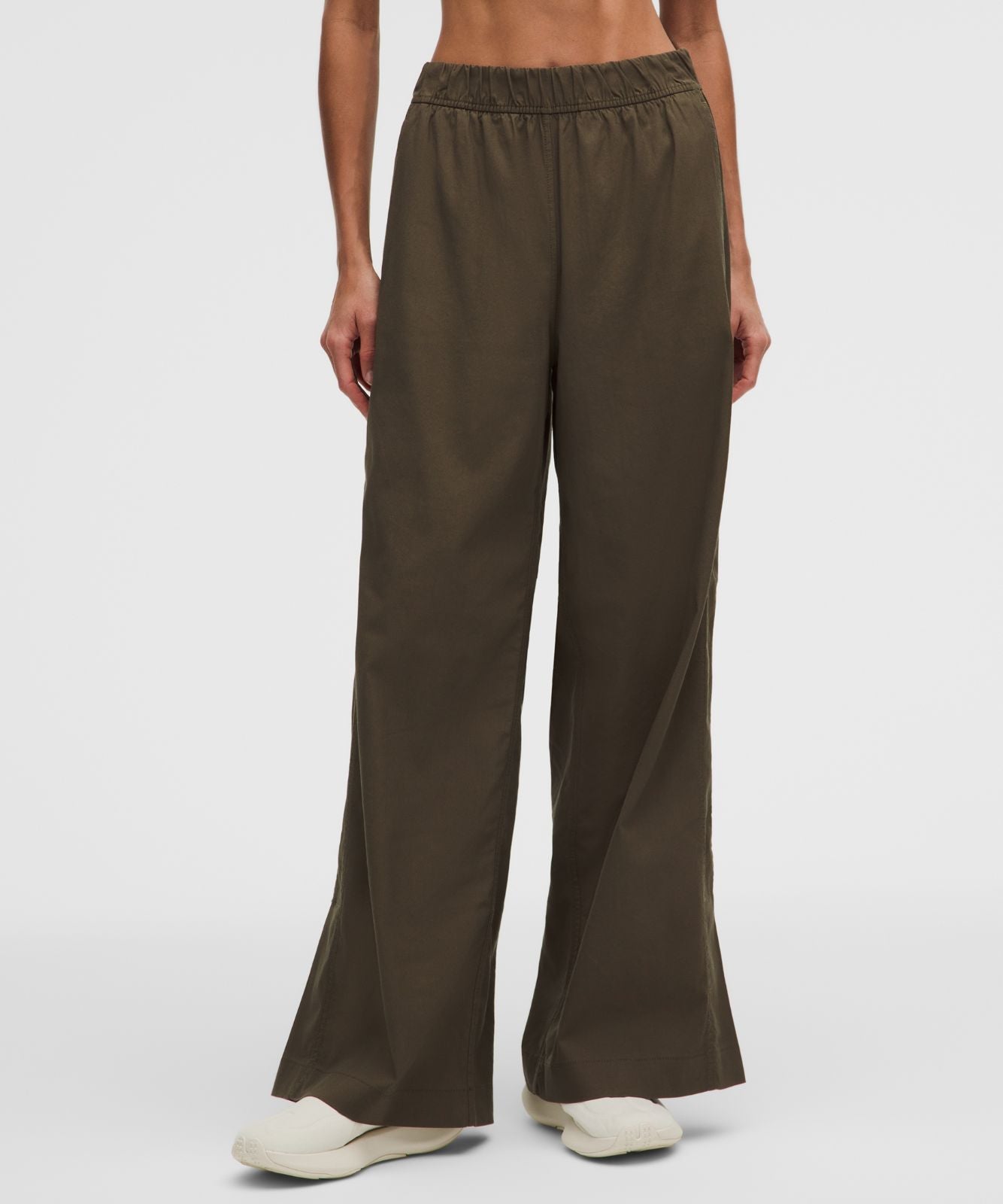 LuluLinen High-Rise Relaxed-Fit Pant *Regular Olive Brown