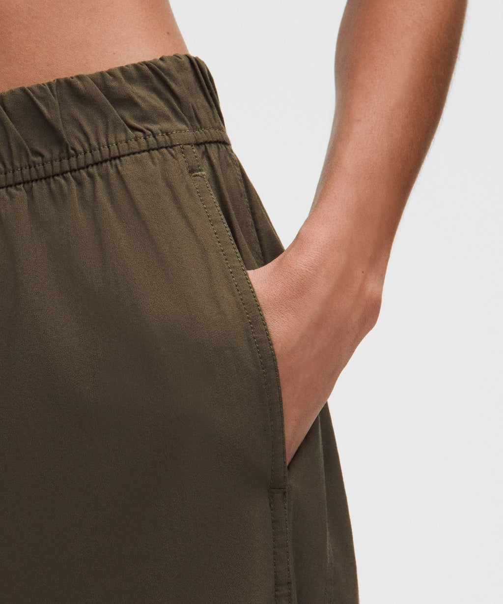 LuluLinen High-Rise Relaxed-Fit Pant *Regular Olive Brown