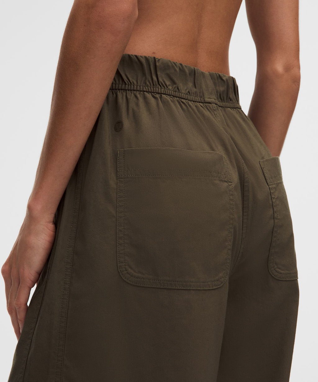 LuluLinen High-Rise Relaxed-Fit Pant *Regular Olive Brown