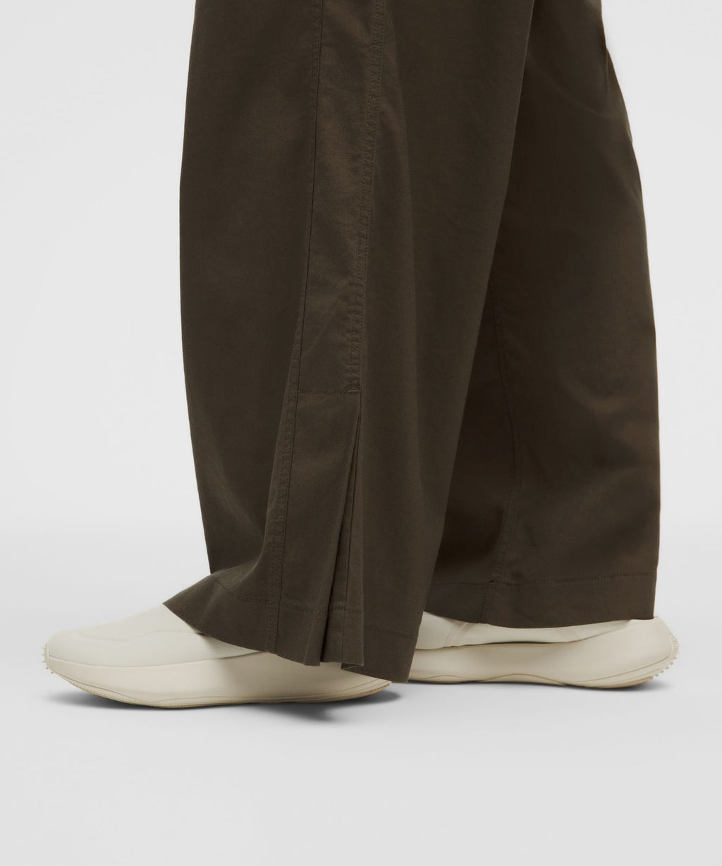 LuluLinen High-Rise Relaxed-Fit Pant *Regular Olive Brown