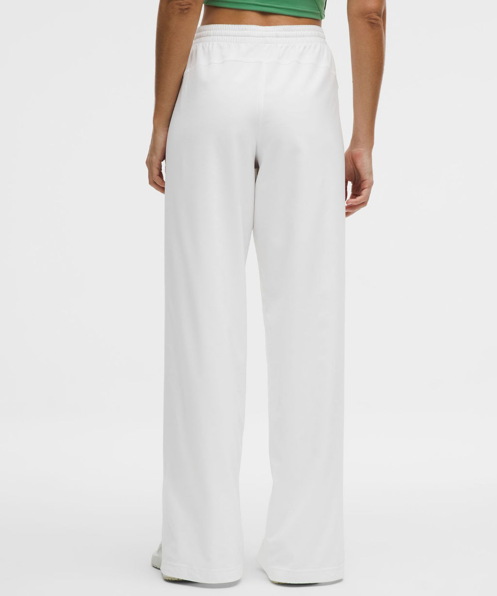 Court Rival Wide-Leg Track Pant Regular *Contrast Drawcord White