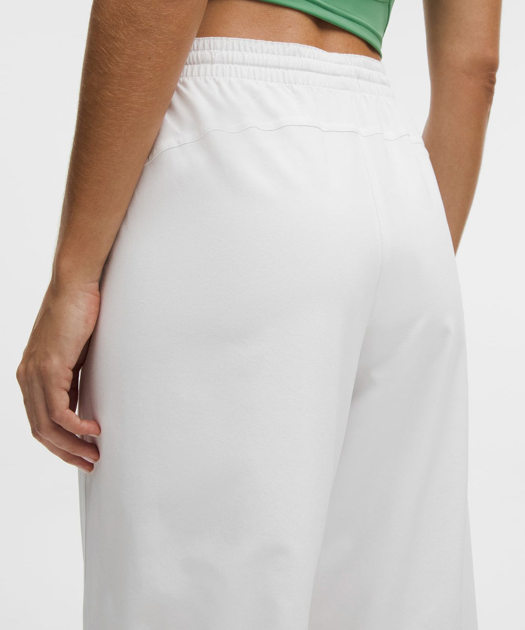 Court Rival Wide-Leg Track Pant Regular *Contrast Drawcord White