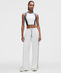 Court Rival Wide-Leg Track Pant Regular *Contrast Drawcord White/Club Blue
