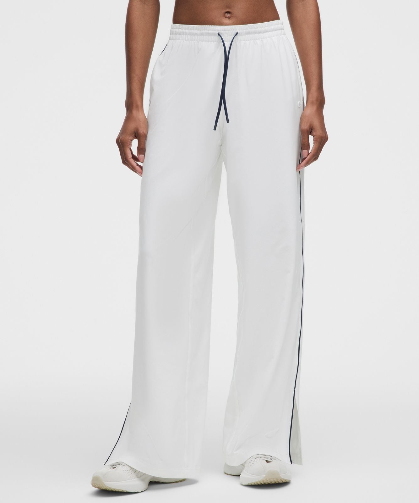 Court Rival Wide-Leg Track Pant Regular *Contrast Drawcord White/Club Blue