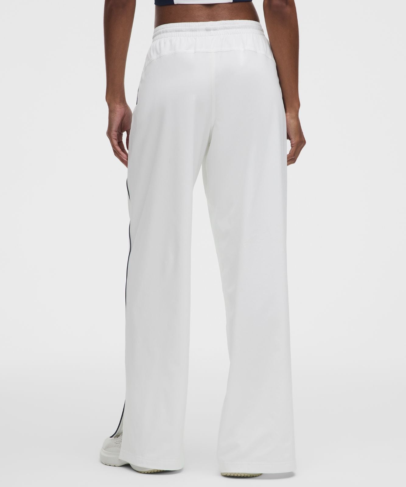 Court Rival Wide-Leg Track Pant Regular *Contrast Drawcord White/Club Blue
