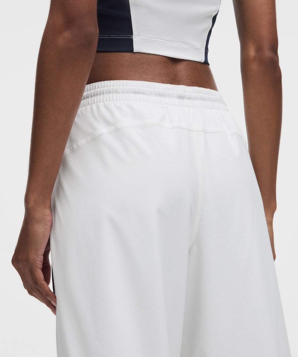 Court Rival Wide-Leg Track Pant Regular *Contrast Drawcord White/Club Blue