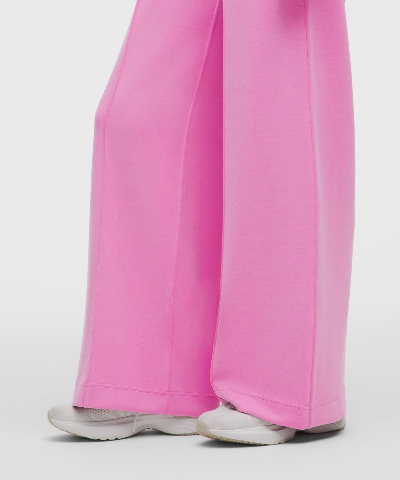 Softstreme Pintuck High-Rise Wide-Leg Pant *Regular Sweet Sorbet