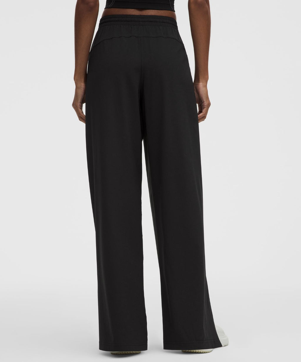 Court Rival Wide-Leg Track Pant Regular *Contrast Drawcord Black/White