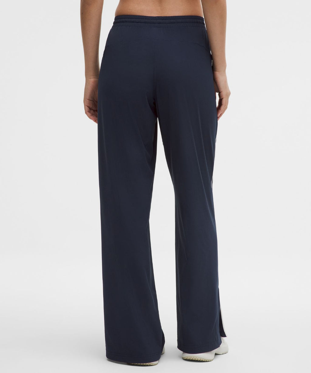 Court Rival Wide-Leg Track Pant Regular *Contrast Drawcord Club Blue/White