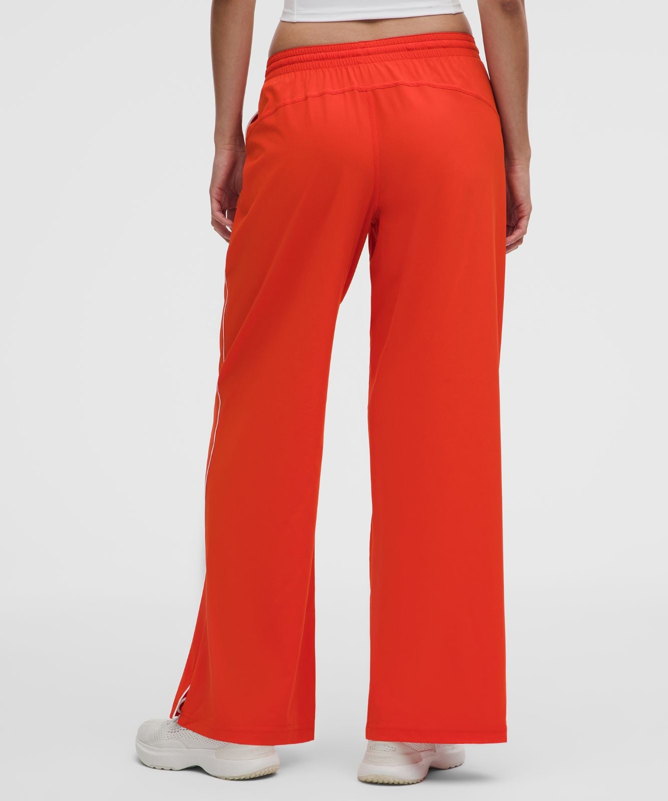 Court Rival Wide-Leg Track Pant Regular *Contrast Drawcord Cherry Ember/White