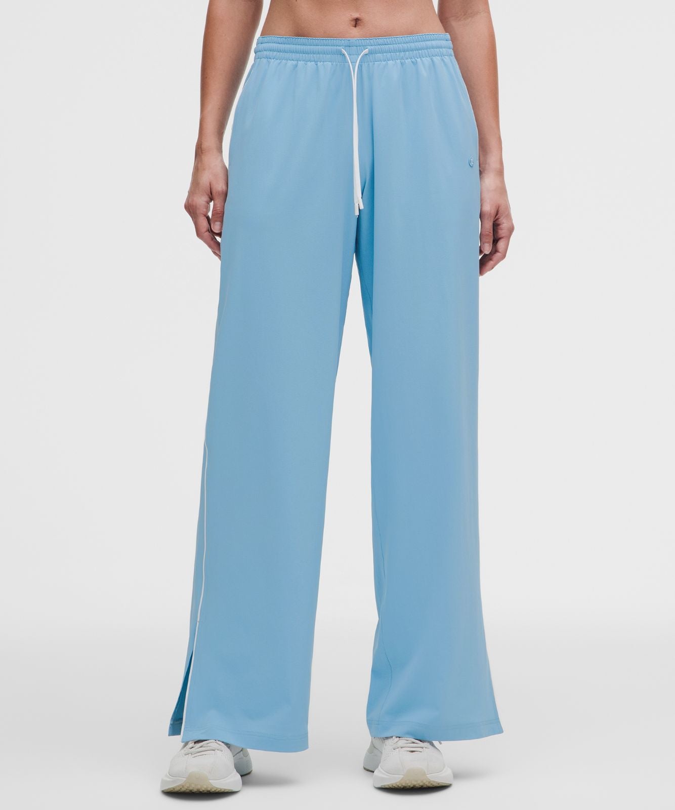 Court Rival Wide-Leg Track Pant Regular *Contrast Drawcord Dreamy Blue/White