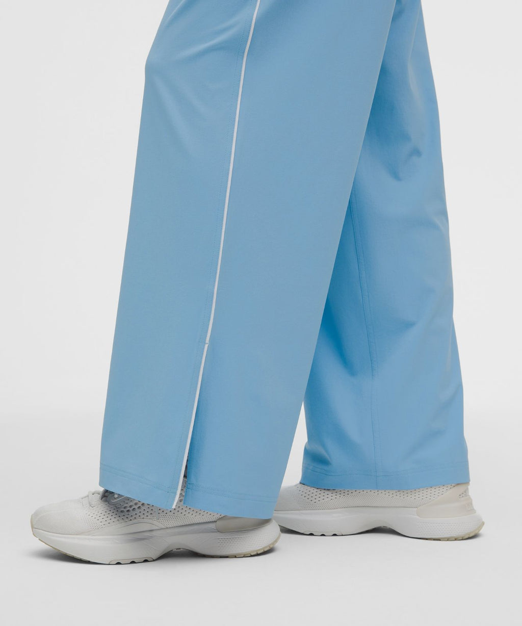 Court Rival Wide-Leg Track Pant Regular *Contrast Drawcord Dreamy Blue/White