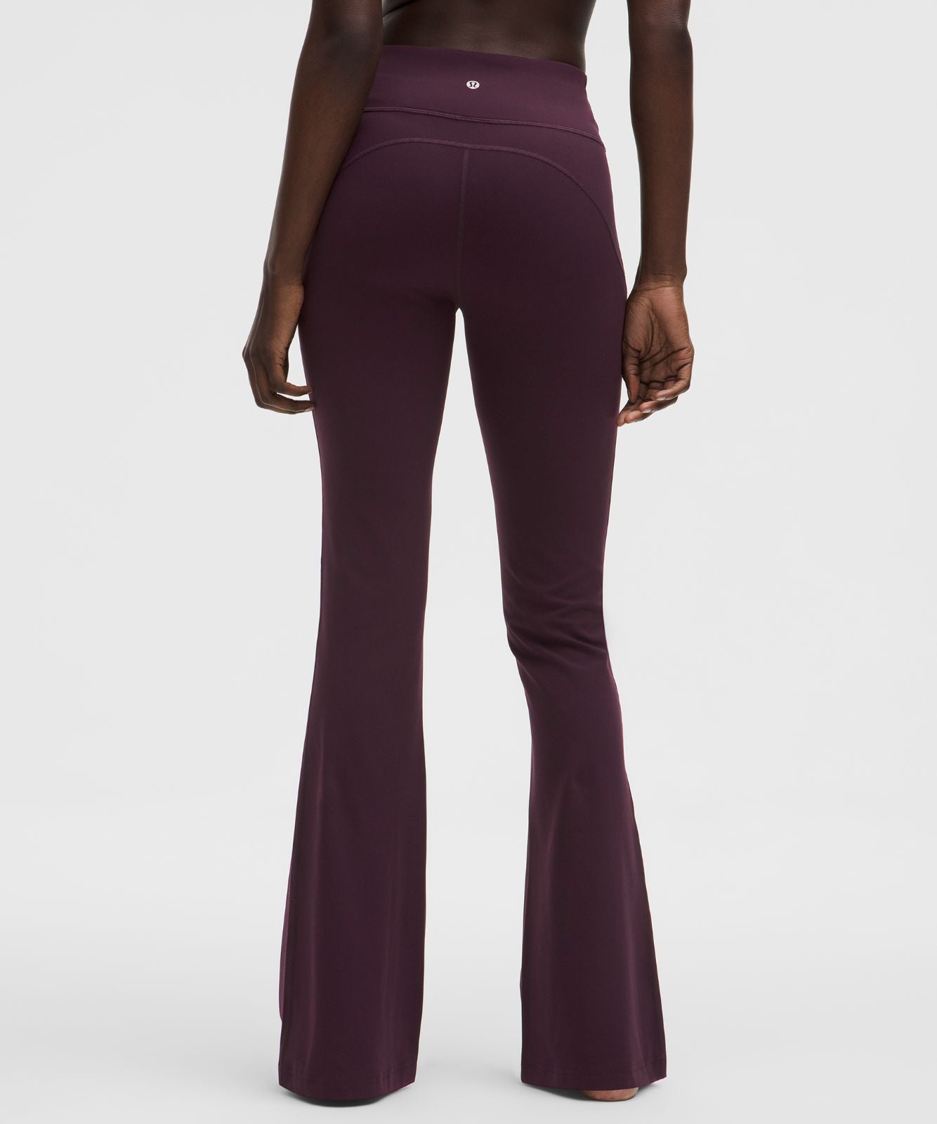 Groove Nulu High-Rise Flared Pant *Short Black Plum