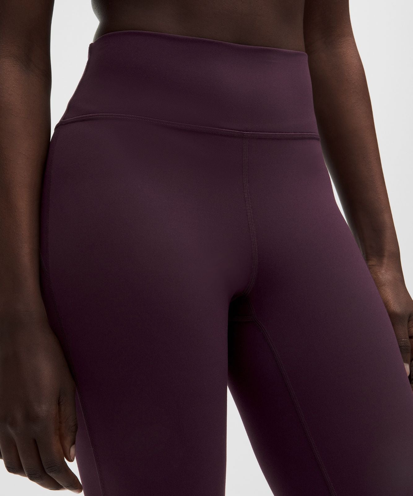 Groove Nulu High-Rise Flared Pant *Short Black Plum
