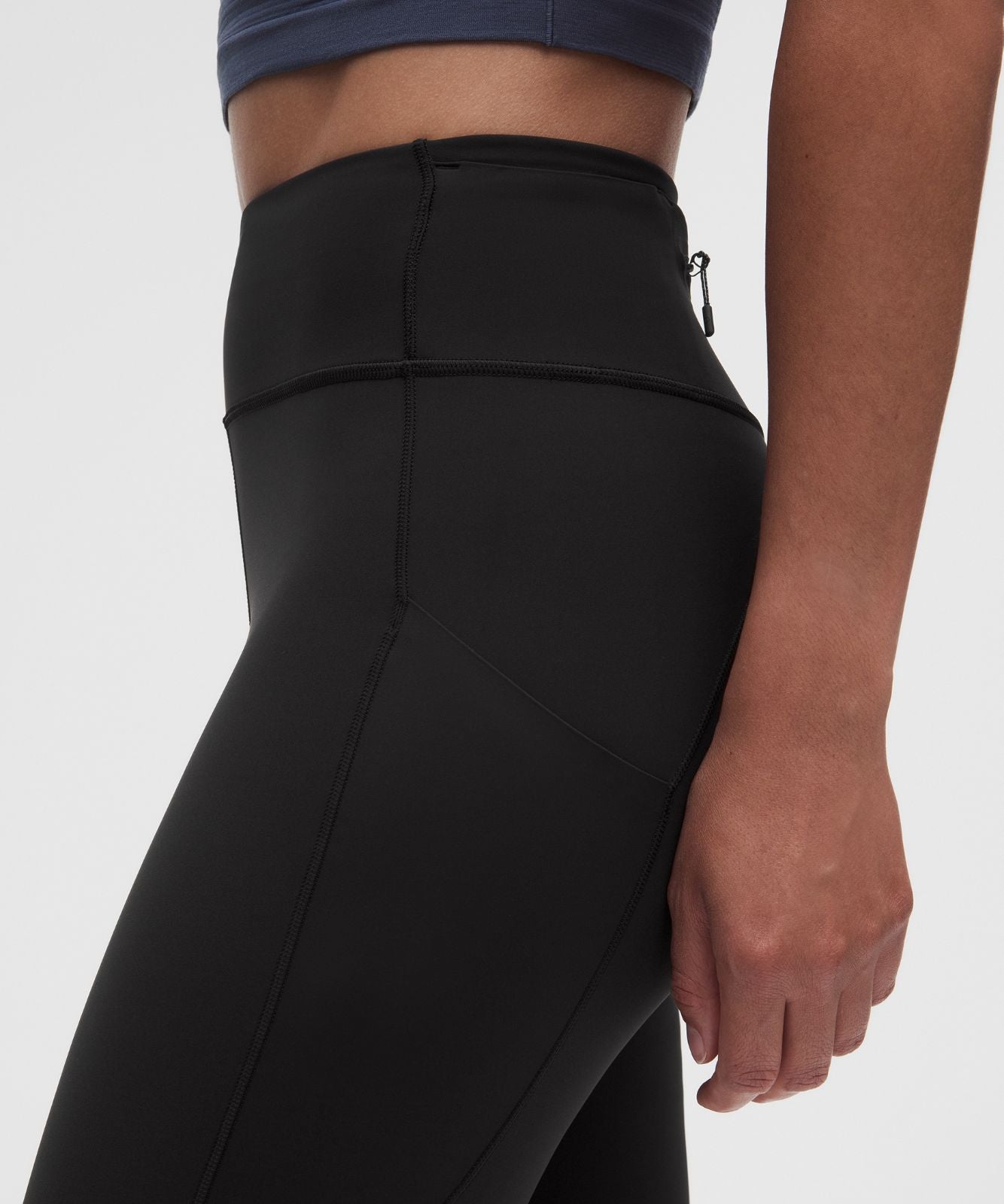 Fast and Free 6-Pocket High-Rise Crop 23" *Updated Design Black