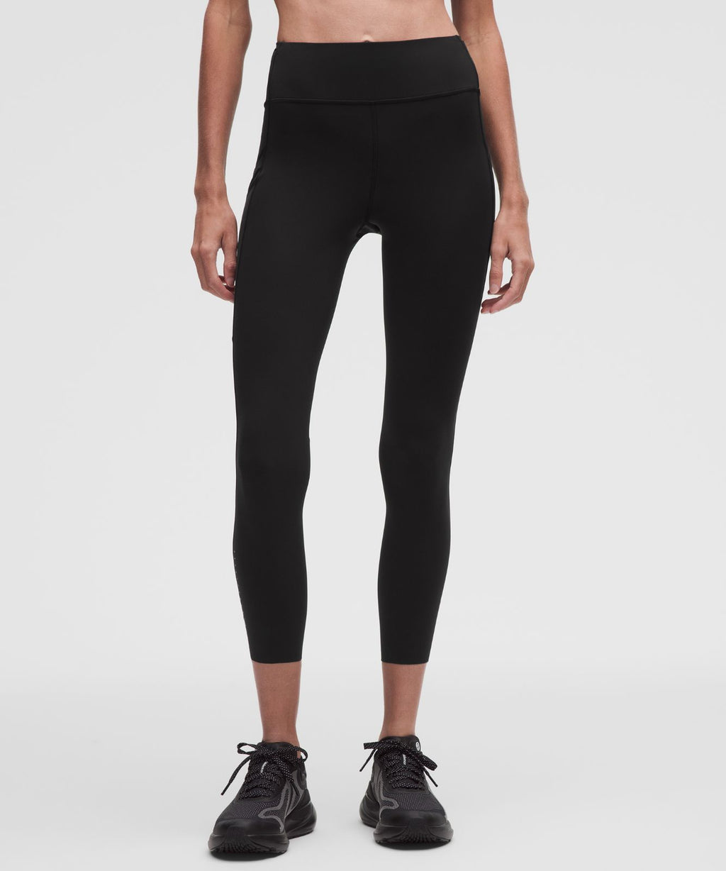 Fast and Free 6-Pocket High-Rise Tight 25" *Updated Design Black