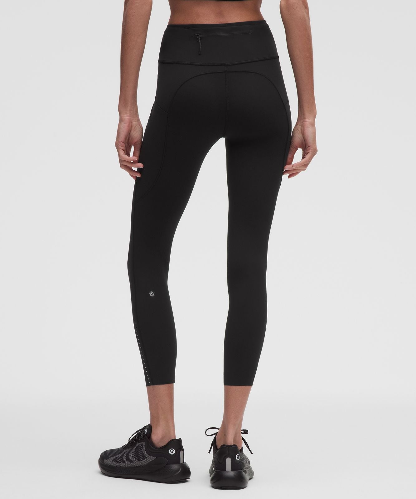 Fast and Free 6-Pocket High-Rise Tight 25" *Updated Design Black