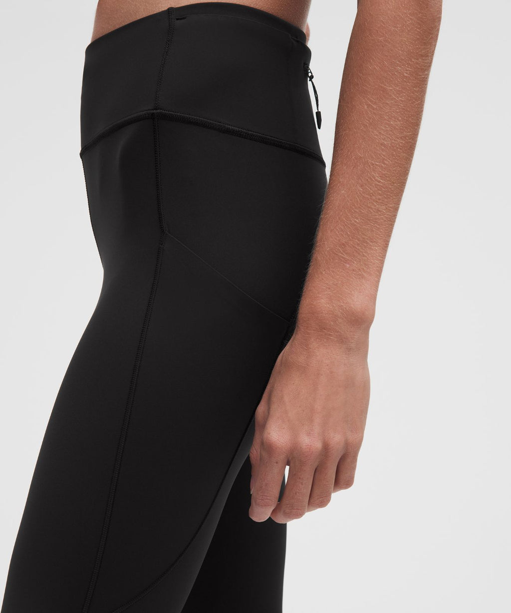 Fast and Free 6-Pocket High-Rise Tight 25" *Updated Design Black