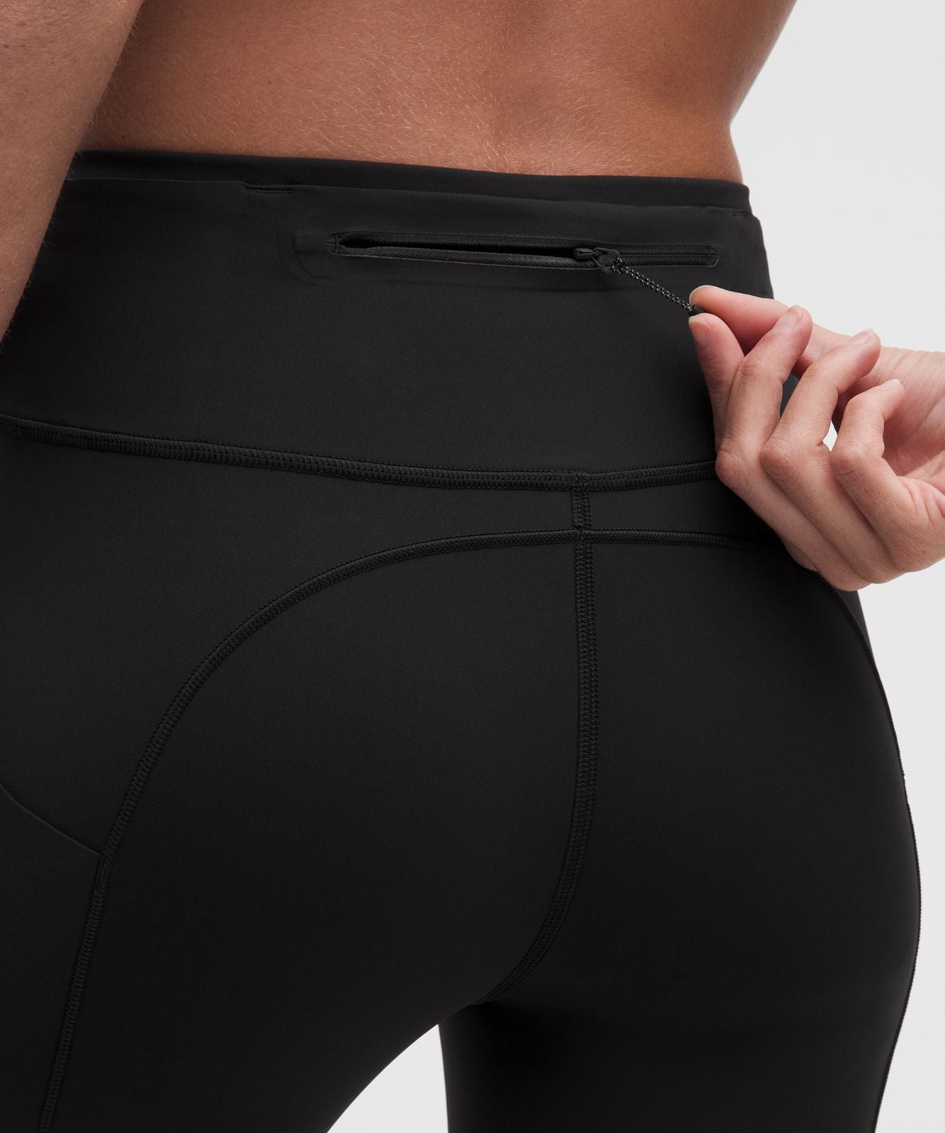 Fast and Free 6-Pocket High-Rise Tight 25" *Updated Design Black