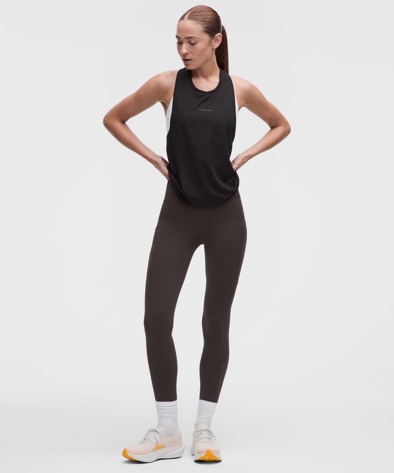 Fast and Free 6-Pocket High-Rise Tight 25" *Updated Design Mahogany Muse