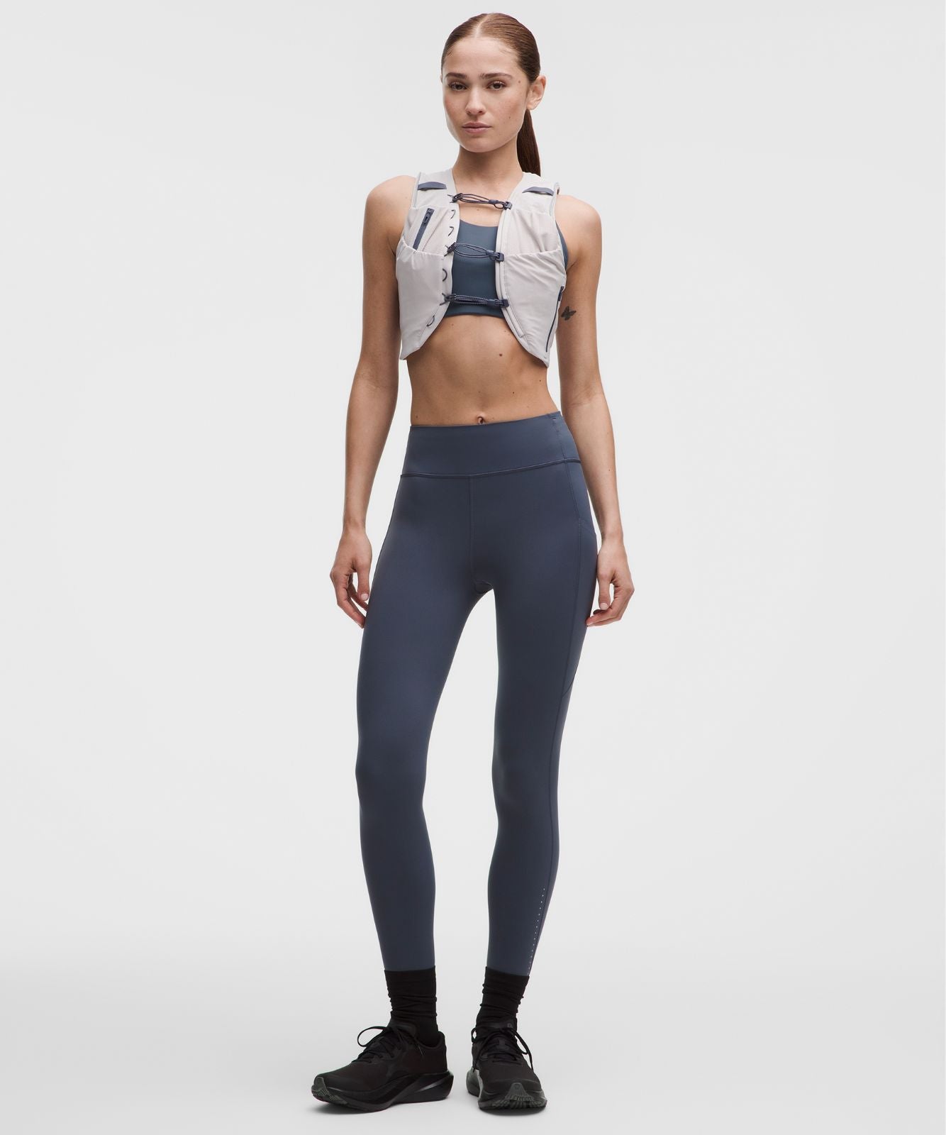 Fast and Free 6-Pocket High-Rise Tight 25" *Updated Design Dusty Diamond