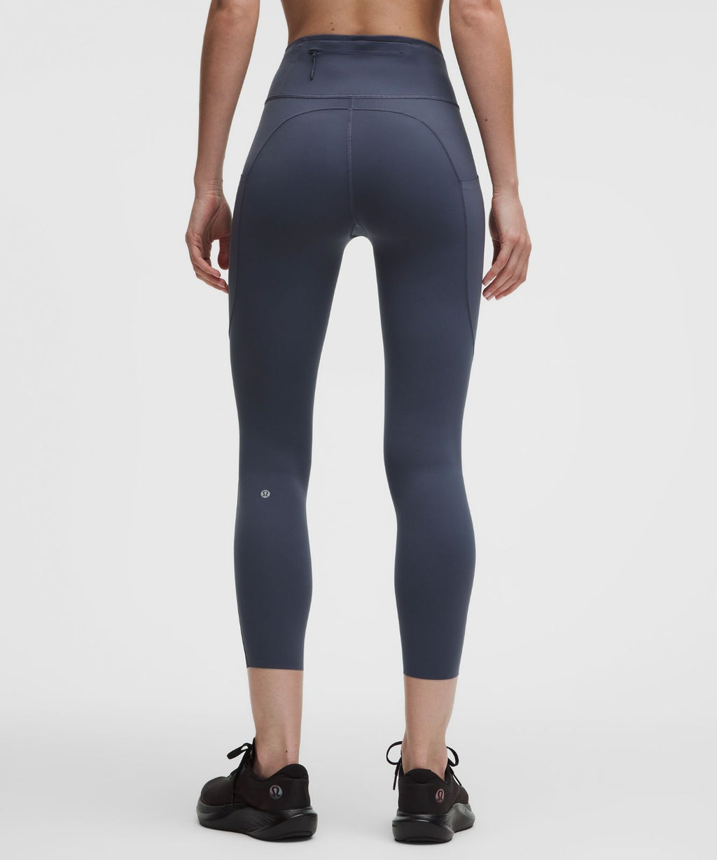 Fast and Free 6-Pocket High-Rise Tight 25" *Updated Design Dusty Diamond