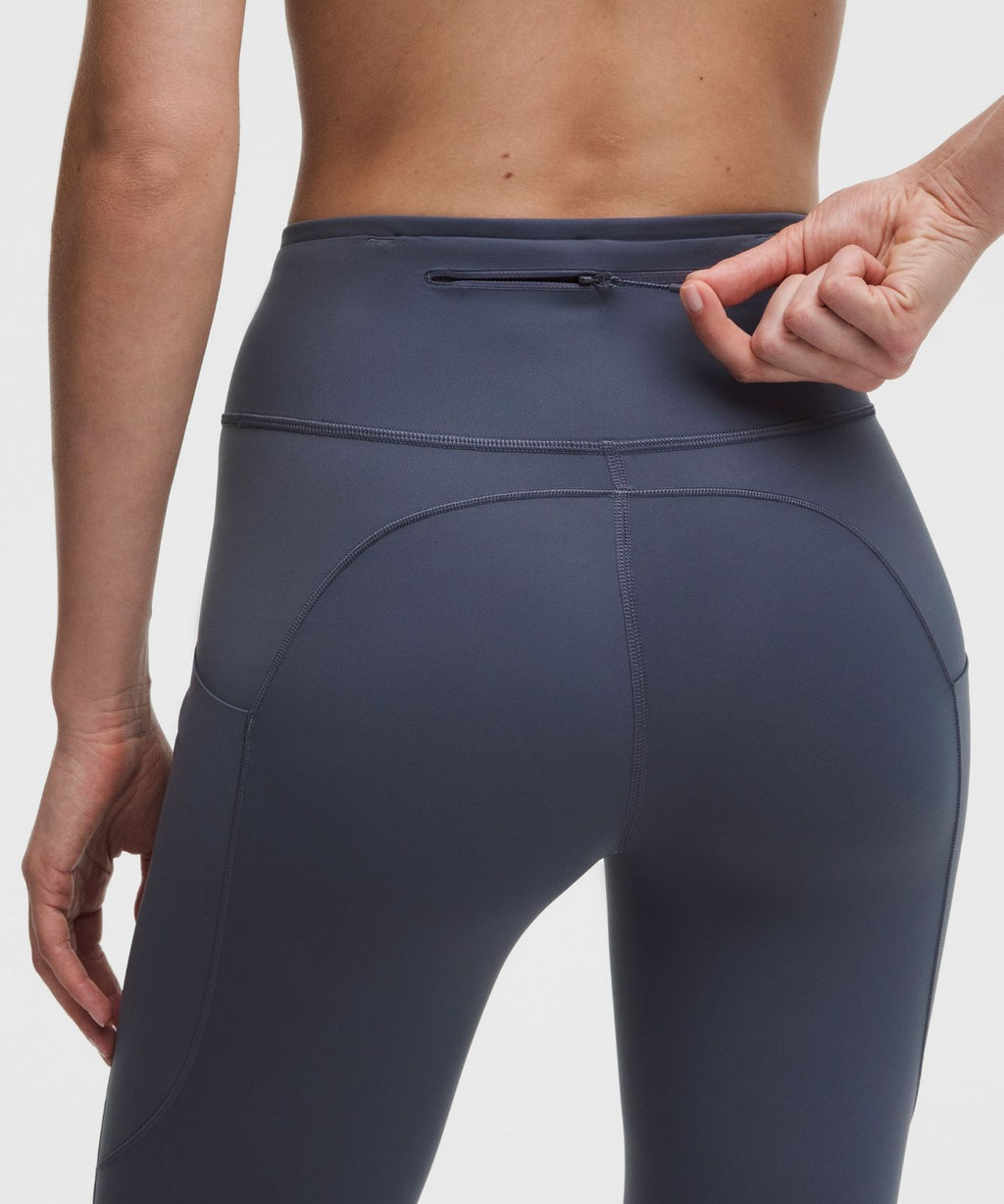 Fast and Free 6-Pocket High-Rise Tight 25" *Updated Design Dusty Diamond