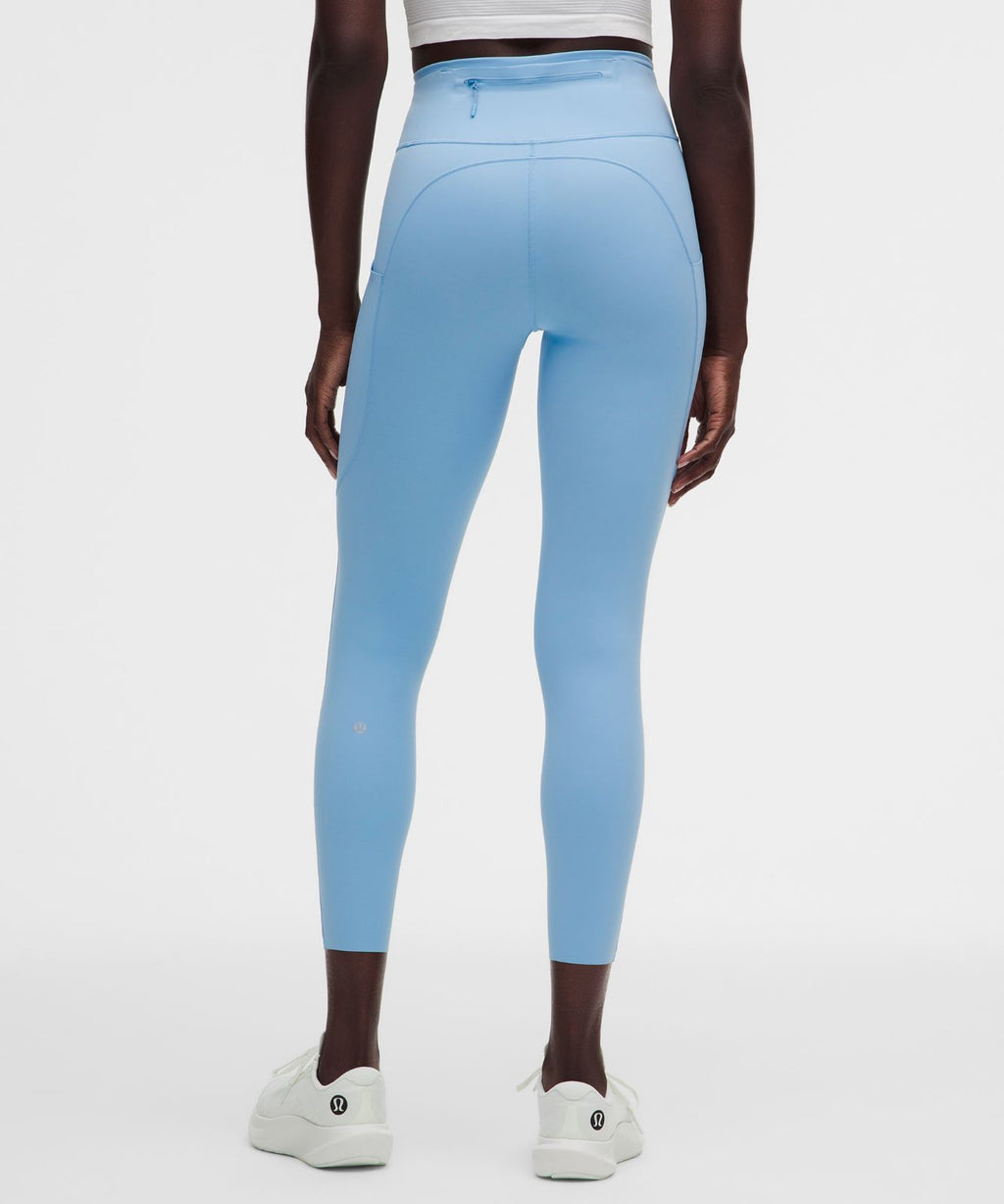 Fast and Free 6-Pocket High-Rise Tight 25" *Updated Design Dreamy Blue