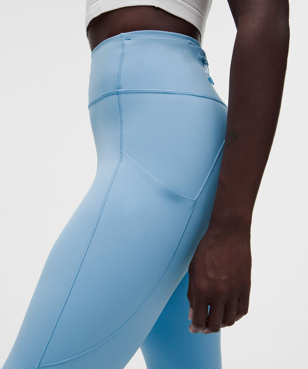 Fast and Free 6-Pocket High-Rise Tight 25" *Updated Design Dreamy Blue