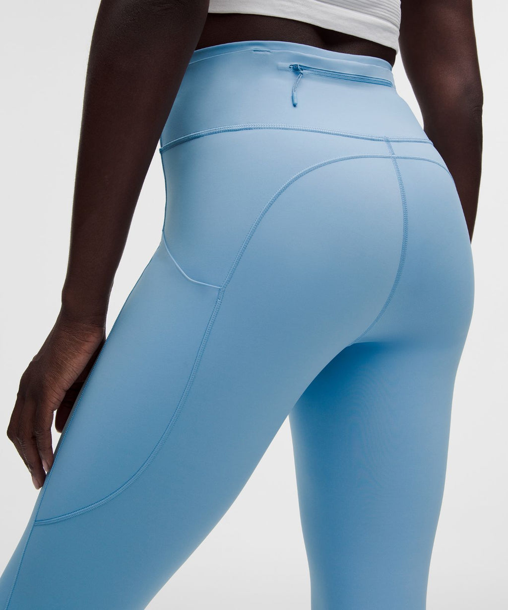 Fast and Free 6-Pocket High-Rise Tight 25" *Updated Design Dreamy Blue