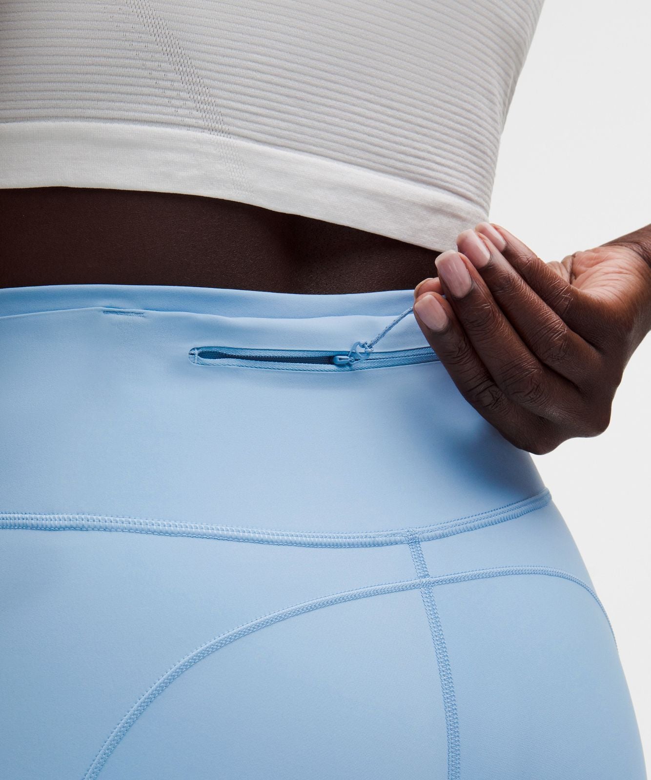 Fast and Free 6-Pocket High-Rise Tight 25" *Updated Design Dreamy Blue
