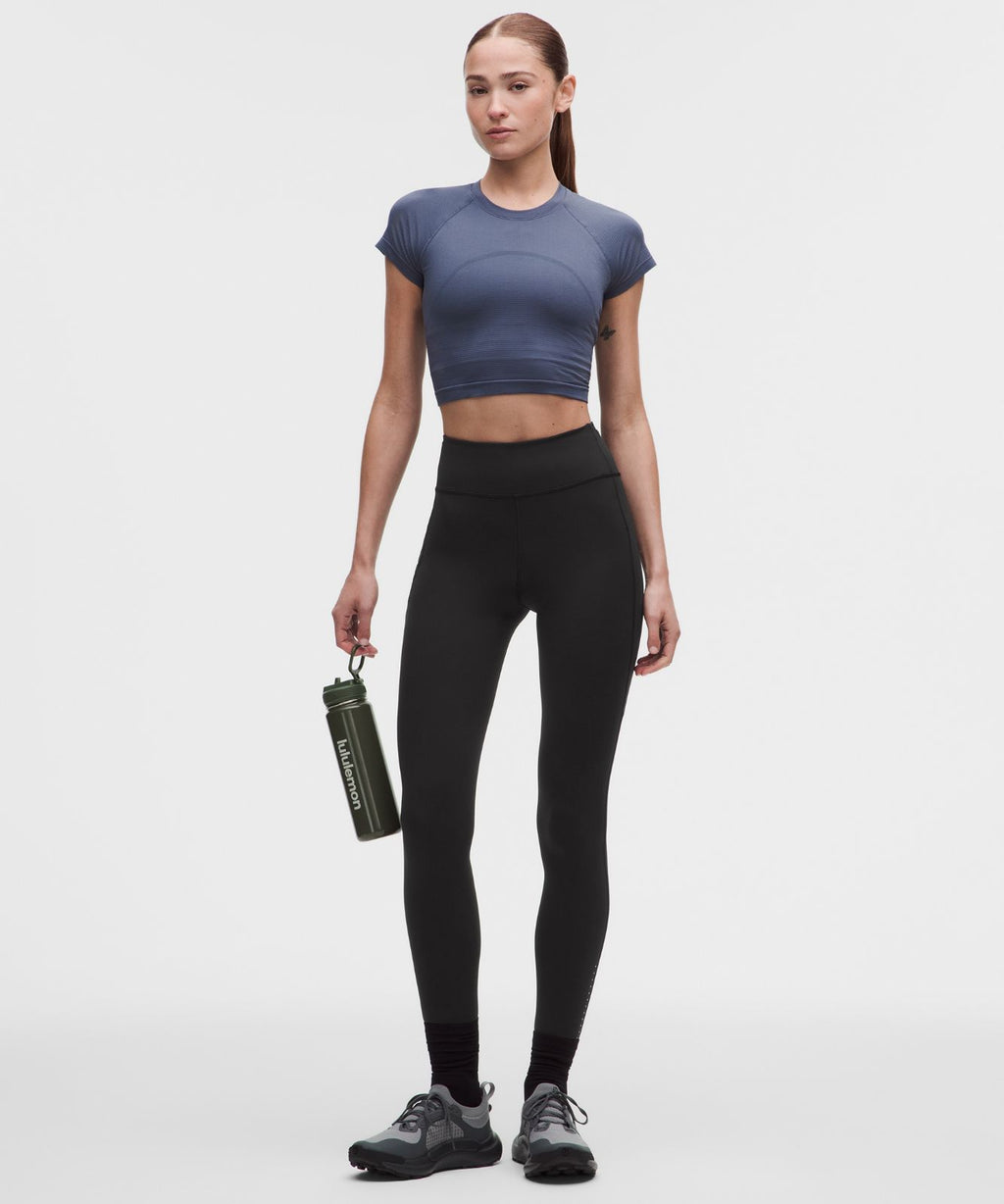 Fast and Free 6-Pocket High-Rise Tight 28" *Updated Design Black