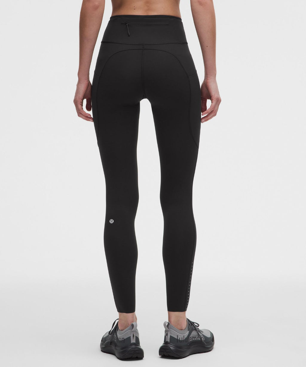 Fast and Free 6-Pocket High-Rise Tight 28" *Updated Design Black