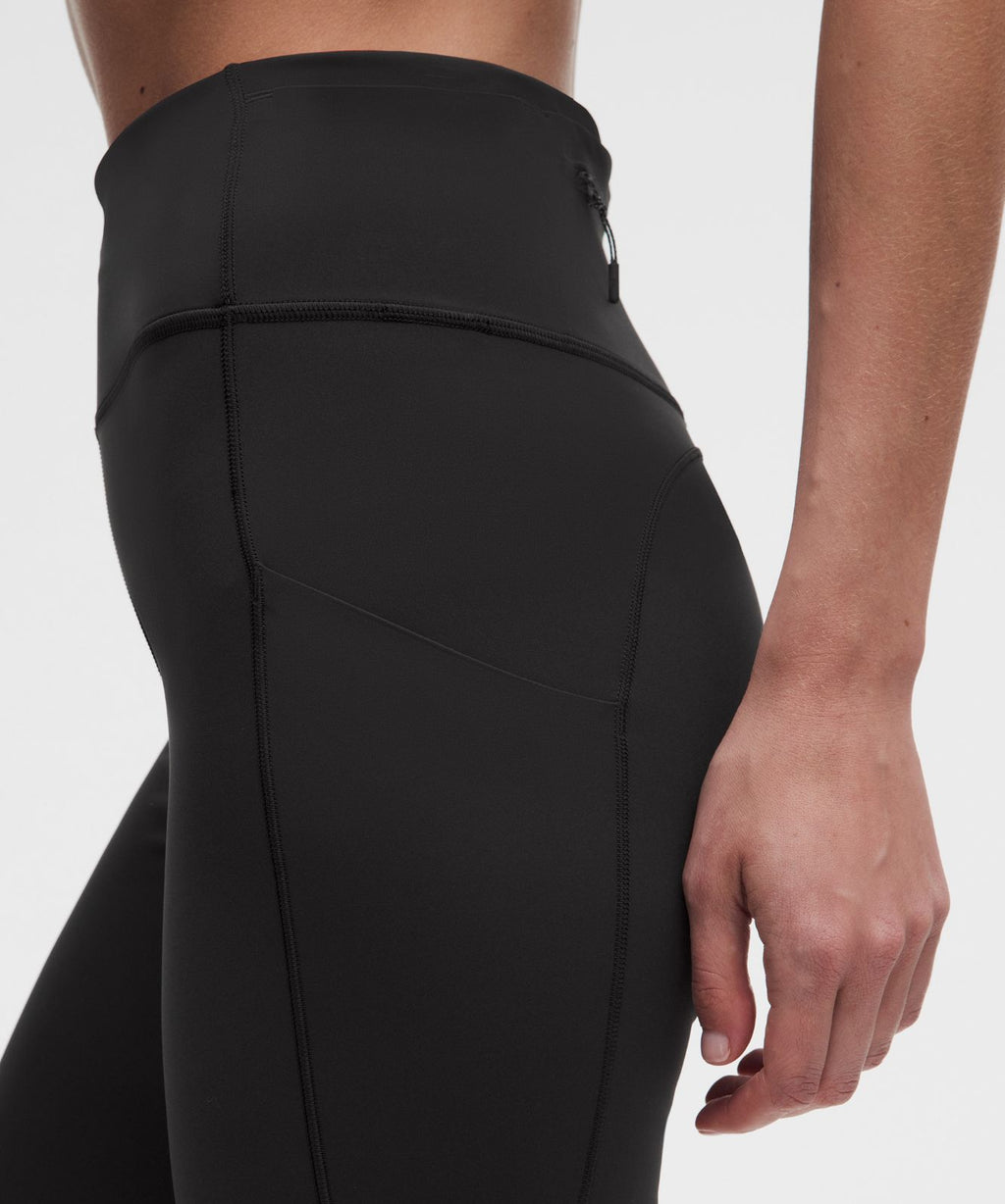Fast and Free 6-Pocket High-Rise Tight 28" *Updated Design Black