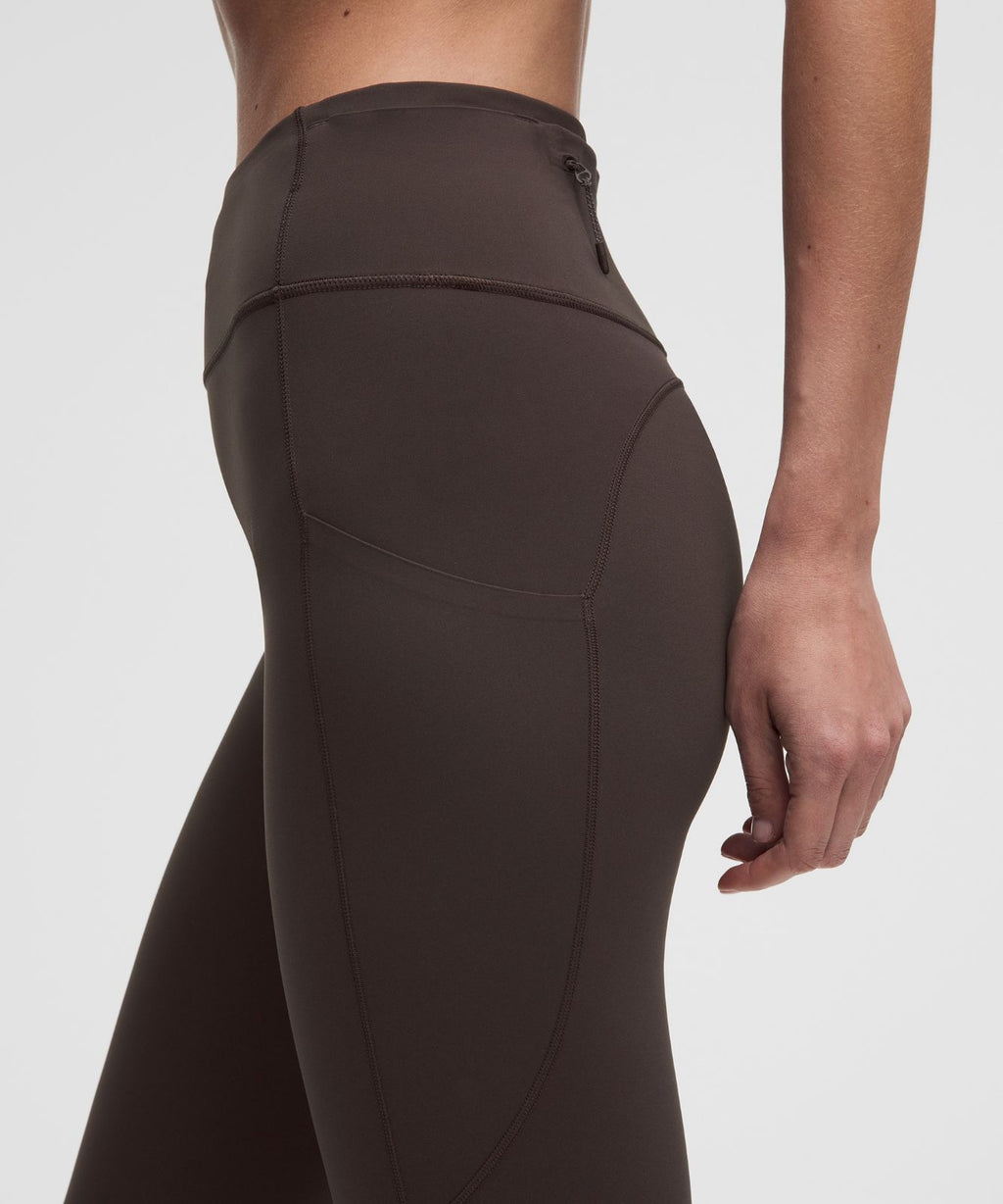 Fast and Free 6-Pocket High-Rise Tight 28" *Updated Design Mahogany Muse