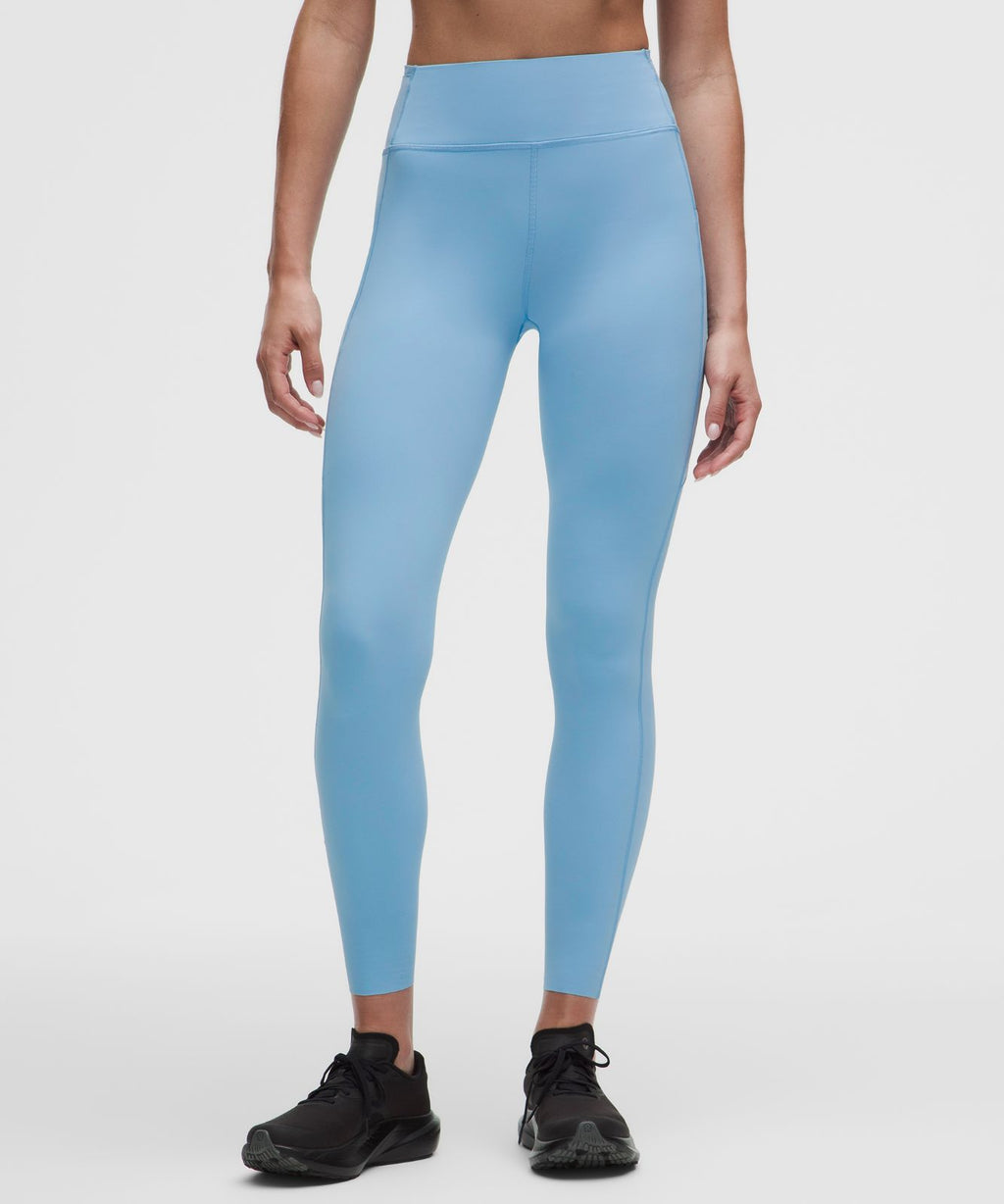 Fast and Free 6-Pocket High-Rise Tight 28" *Updated Design Dreamy Blue