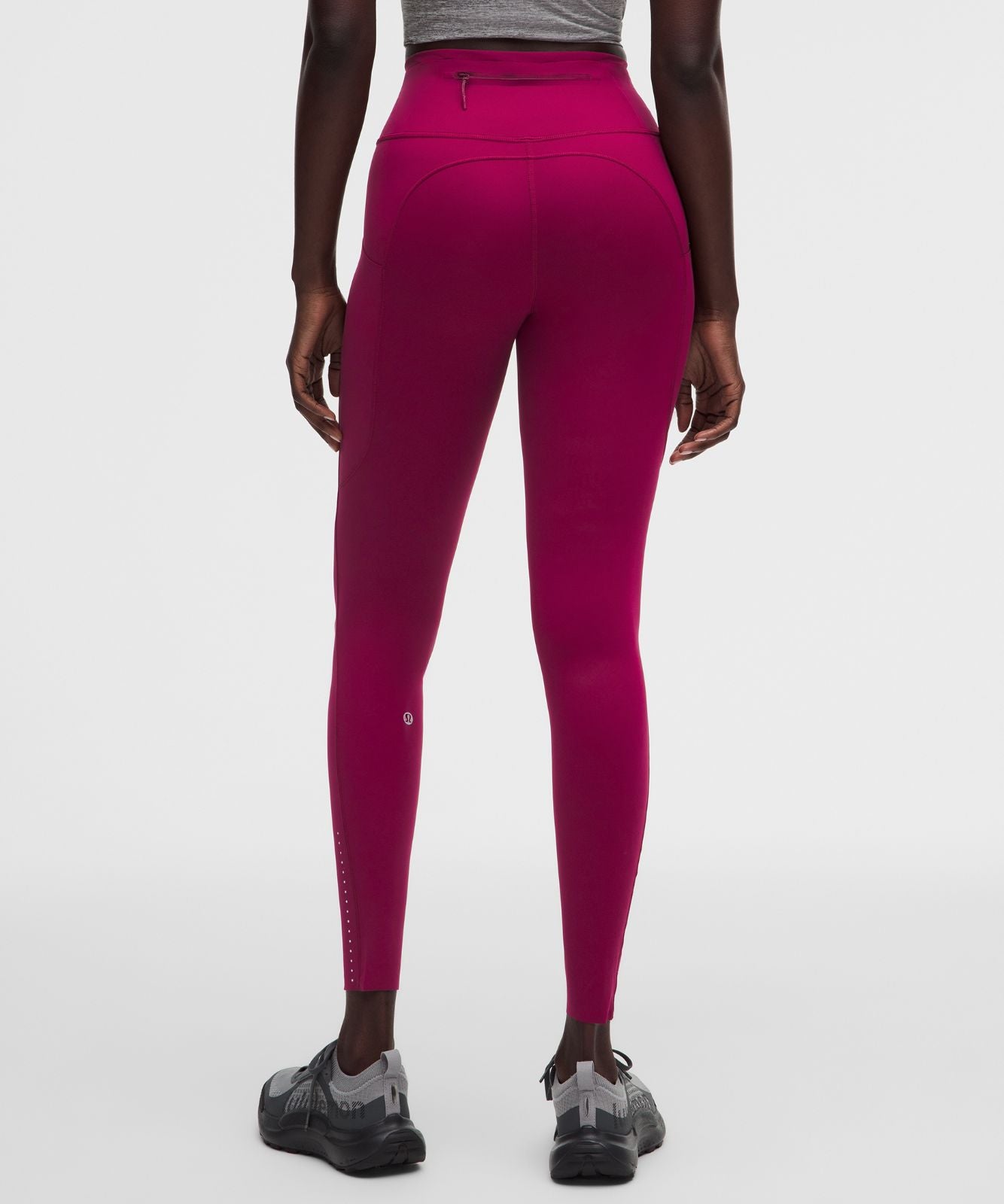 Fast and Free 6-Pocket High-Rise Tight 28" *Updated Design Raspberry Rave