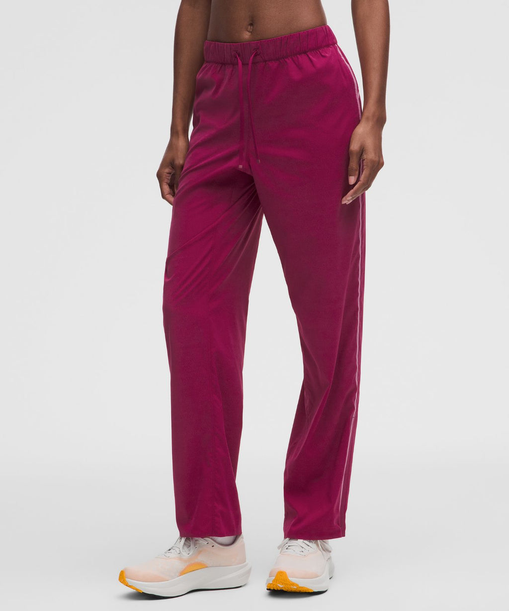 Two-Toned Mid-Rise Track Pant Raspberry Rave/Flamingo Fun Tone
